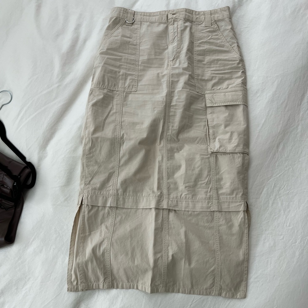 Cargo midi skirt